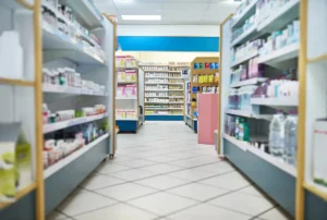 interior de farmacia heredada